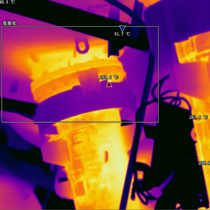 The solution of infrared thermograph in metallurgy